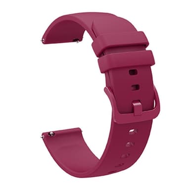 SKALO Silikoniranneke Garmin Vivomove 3 - Viininpunainen