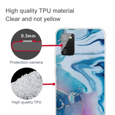 SKALO Samsung A02s / A03s Marmori TPU kuori - #3