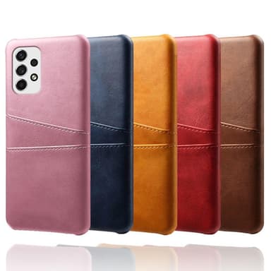 SKALO Samsung A53 5G PU-nahkainen Korttikotelo - Pinkki