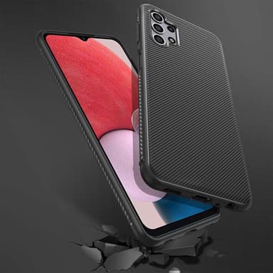 SKALO Samsung A13 4G Twill TPU kuori - - Musta