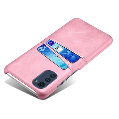 SKALO Motorola Moto E32/E32s PU-nahkainen Korttikotelo - Ruusukulta