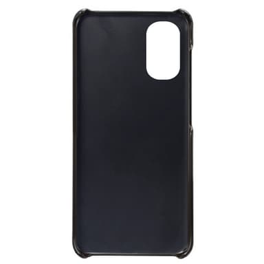 SKALO Motorola Moto E32/E32s PU-nahkainen Korttikotelo - Musta