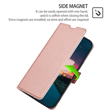 SKALO Nothing Phone (1) Ultrathin Premium Wallet Case - Ruusukulta