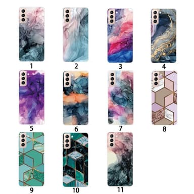 SKALO Samsung S22+ Marmori TPU kuori - #1 - #1