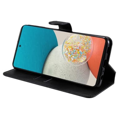 SKALO Samsung A53 5G Classic Lompakkokotelo - Musta