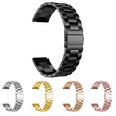 SKALO Teräsranneke Withings ScanWatch 38mm - Musta