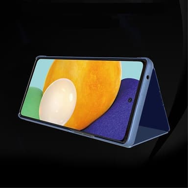 SKALO Samsung A53 5G Clear View Mirror Lompakko - Ruusukulta
