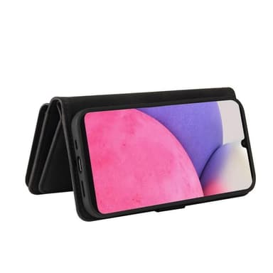 SKALO Samsung A33 5G Big Wallet 17-lokeroa Lompakkokotelo - Musta