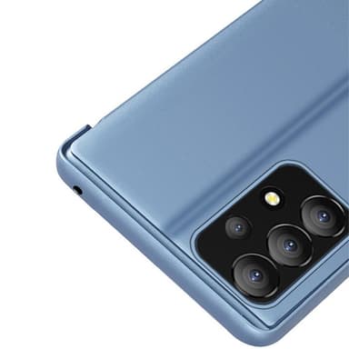 SKALO Samsung A13 4G Clear View Mirror Lompakko - Tumman violetti