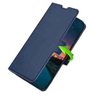 SKALO Nothing Phone (1) Ultrathin Premium Wallet Case - Sininen