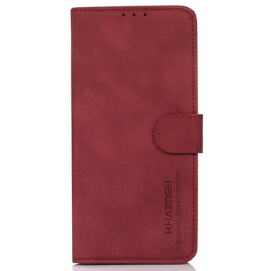 SKALO Nothing Phone (1) KHAZNEH Lompakkokotelo PU-nahasta - Punainen