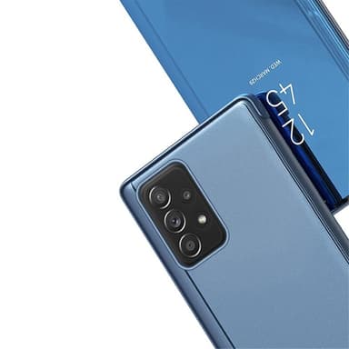SKALO Samsung A33 5G Clear View Mirror Lompakko - Violetti