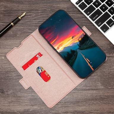 SKALO Nothing Phone (1) Ultrathin Premium Wallet Case - Ruusukulta