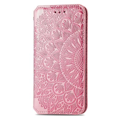 SKALO Samsung A13 4G Mandala Slim lompakkokotelo - Pinkki