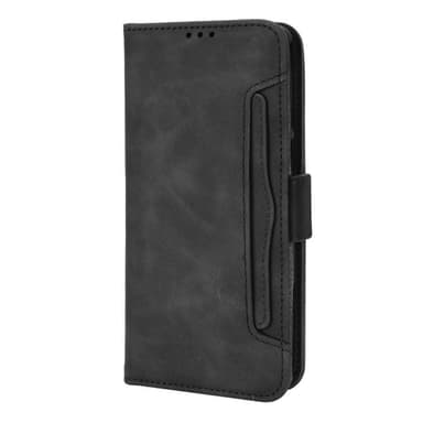SKALO Motorola Moto G52 6-lokeroa Lompakkokotelo - Musta
