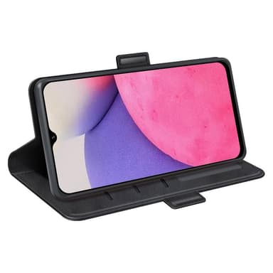 SKALO Samsung A33 5G Premium Wallet Lompakkokotelo - Musta
