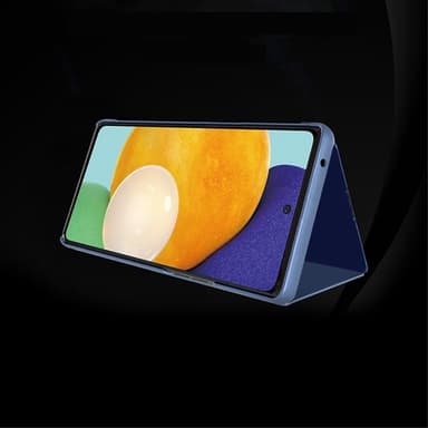 SKALO Samsung A33 5G Clear View Mirror Lompakko - Violetti