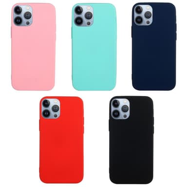 SKALO iPhone 14 Pro Max Ultraohut TPU-kuori - Sininen