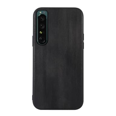 SKALO Sony Xperia 1 IV PU-nahka Hybridi Suojakuori - - Musta