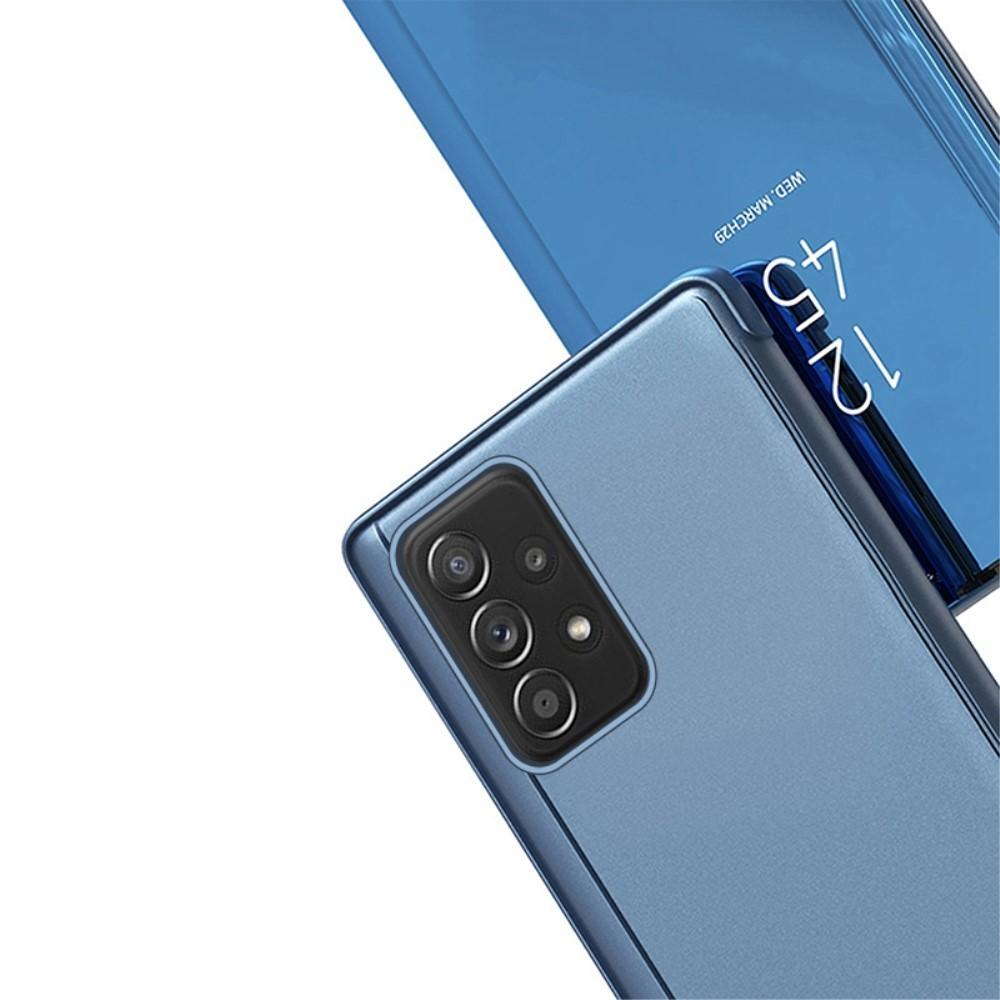 SKALO Samsung A33 5G Clear View Mirror Lompakko - Tumman violetti