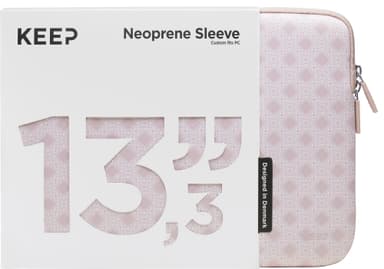 KEEP 13,3" PC neopreeninen suojatasku (Rose Floral Ornament)