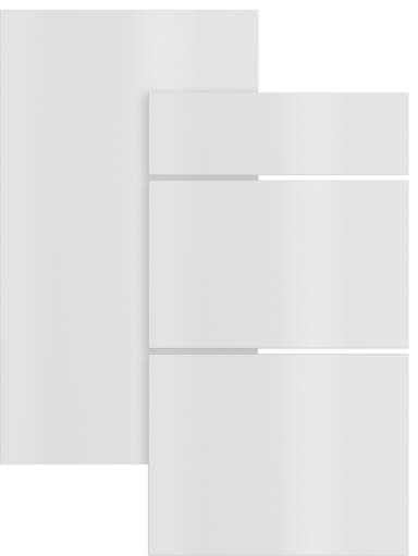Epoq Gloss laatikon etuosa 120x13 keittiöön (White)