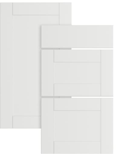 Epoq Shaker laatikon etuosa 80x26 keittiöön (valkoinen)