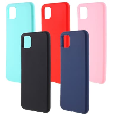 SKALO Samsung A22 5G Ultraohut TPU-kuori - Punainen