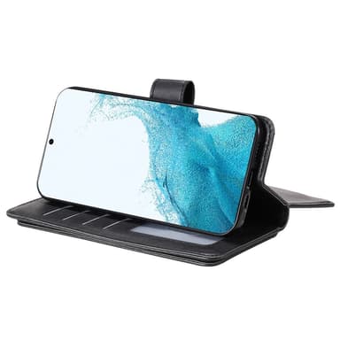 SKALO Samsung S23 10-lokeroa Lompakkokotelo - Musta