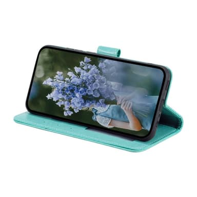 SKALO Samsung S23 Plus Mandala lompakkokotelo - Turkoosi