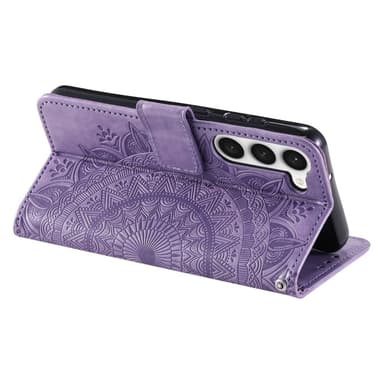 SKALO Samsung S23 Plus Mandala lompakkokotelo - Violetti