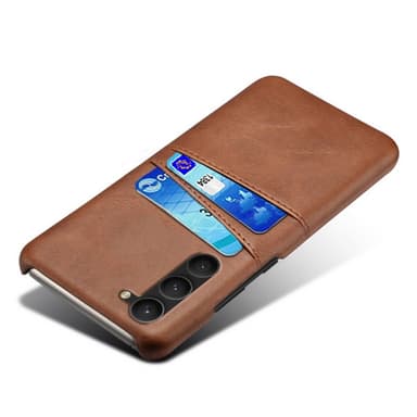 SKALO Samsung S23 PU-nahkainen Korttikotelo - Ruskea