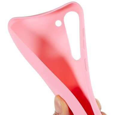 SKALO Samsung S23 Ultraohut TPU-kuori - Pinkki
