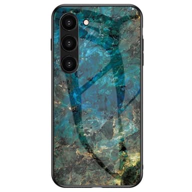 SKALO Samsung S23 Marmori karkaistu lasi TPU-suojakuori - #1