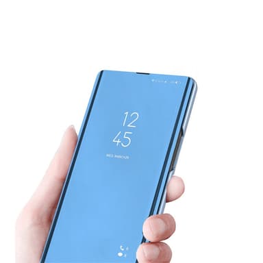 SKALO Samsung S23 Clear View Mirror Lompakko - Kulta