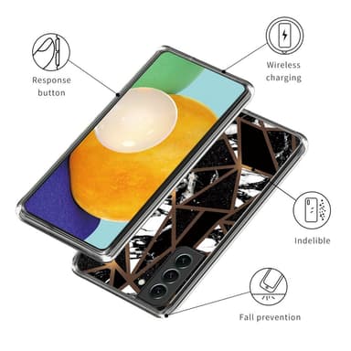 SKALO Samsung S23 Marmori TPU kuori - #4
