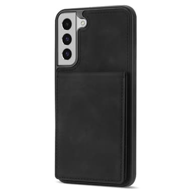 SKALO Samsung S23 Plus PU-nahkainen Korttikotelo - Musta