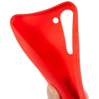 SKALO Samsung S23 Plus Ultraohut TPU-kuori - Punainen