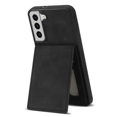 SKALO Samsung S23 Plus PU-nahkainen Korttikotelo - Musta