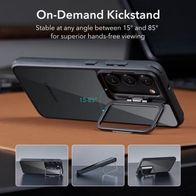 ESR Samsung Galaxy S23 Plus Kuori Classic Kickstand Läpinäkyvä Kirkas