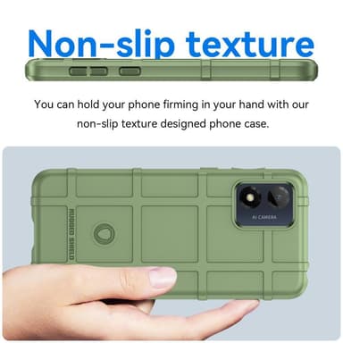 SKALO Motorola Moto E13 4G Rugged Shield iskunkestävä TPU suojakuori