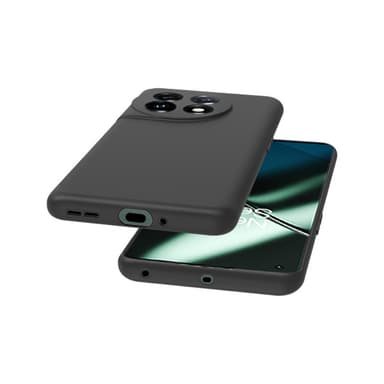SKALO OnePlus 11 5G Mattamusta erittäin ohut TPU-suojakuori