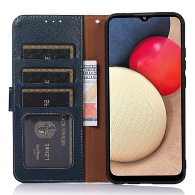 KHAZNEH puhelimen kansi Samsung Galaxy A54 5G - sininen/ruskea