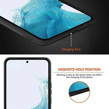SKALO Samsung A54 5G Snakeskin PU-nahka hybridi Suojakuori - Harmaa