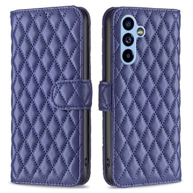 SKALO Samsung A54 5G BINFEN COLOR Tikattu Lompakko - Sininen