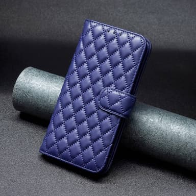 SKALO Samsung A54 5G BINFEN COLOR Tikattu Lompakko - Sininen