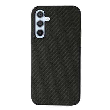 SKALO Samsung A54 5G Carbon Fiber TPU-suojakuori - Musta