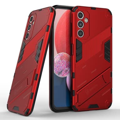 SKALO Samsung A14 4G/5G Hybrid BIBERCAS Suojakuori - Punainen