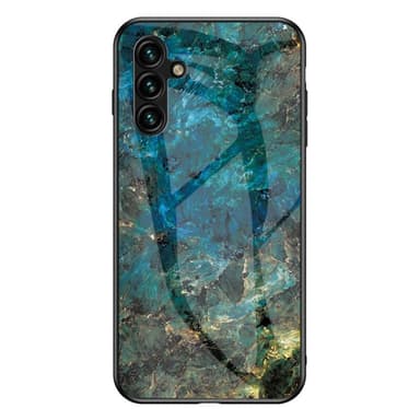 SKALO Samsung A54 5G Marmori karkaistu lasi TPU-suojakuori - #1