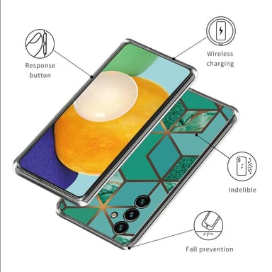 SKALO Samsung A34 5G Marmori TPU kuori - #2